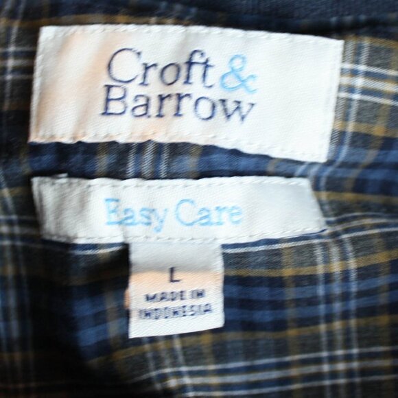 Croft & Barrow Easy Care Plaid Button Down… - Picture 4 of 4